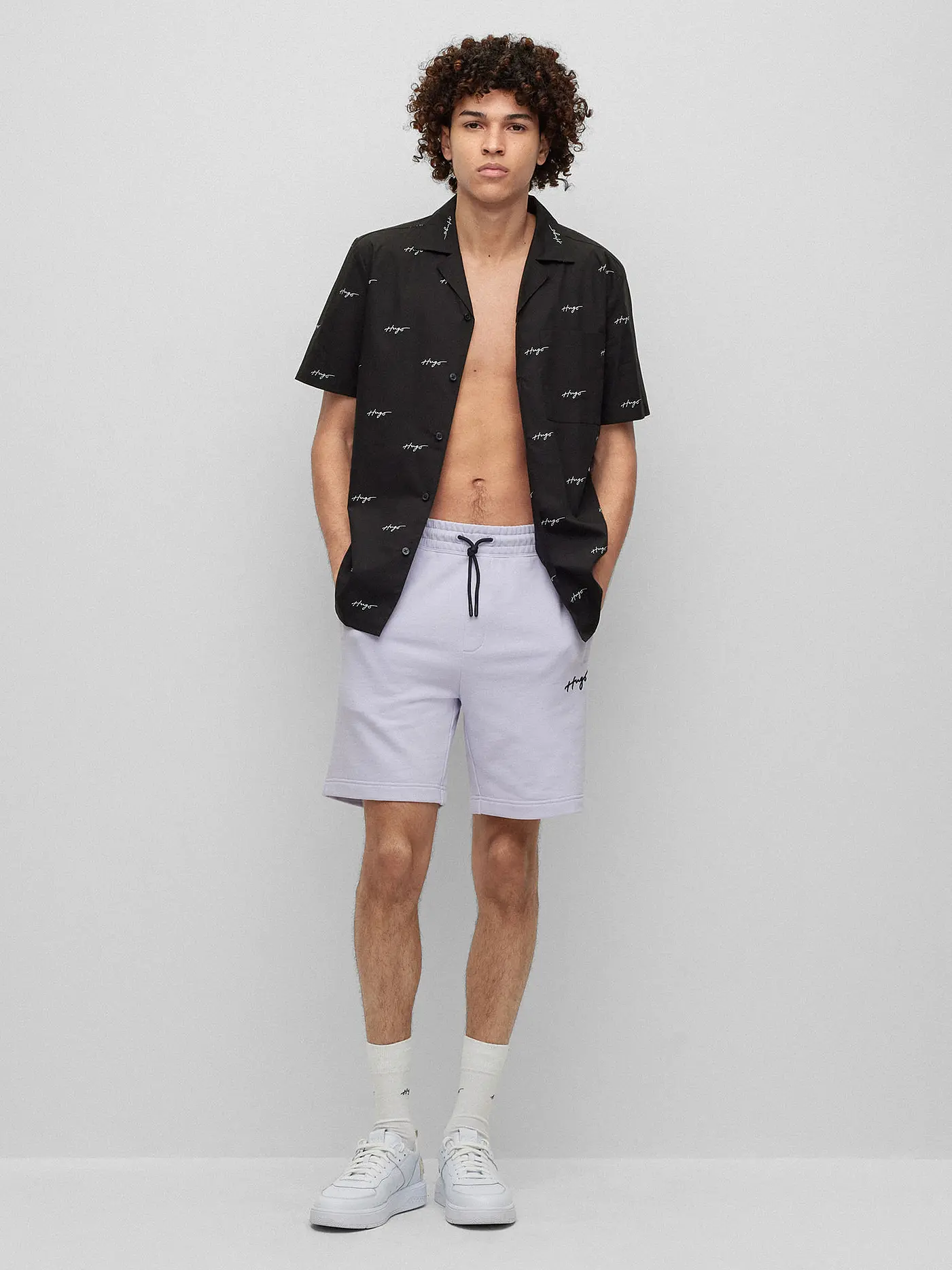 HUGO | Shorts DAMPINAS | lila